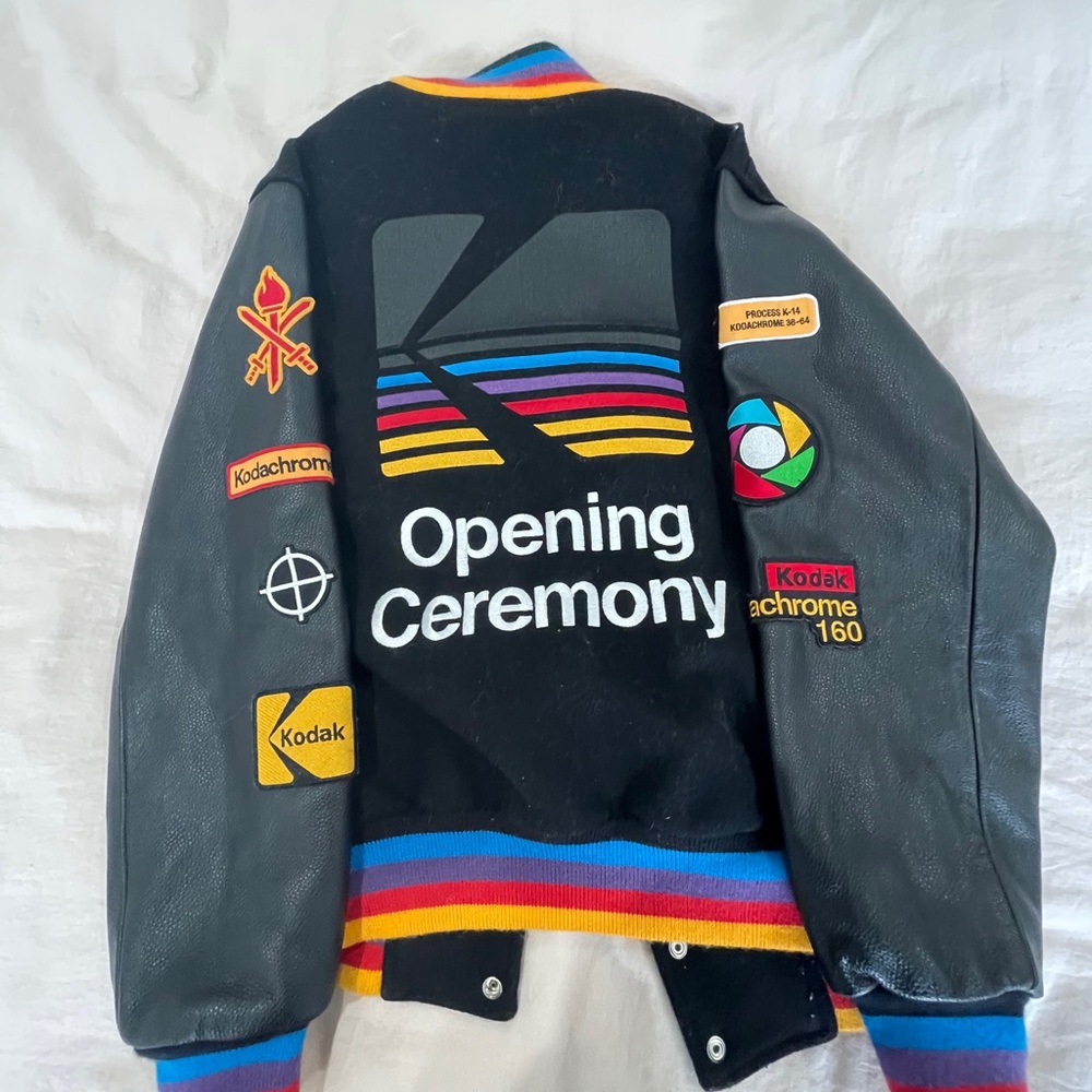 Opening Ceremony Kodak Leather Jacket